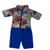 Springtime Car Print Jacket & Blue Pants Outfit for 18 Inch Boy or Girl Dolls