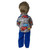 Springtime Car Print Jacket & Blue Pants Outfit for 18 Inch Boy or Girl Dolls