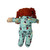 Mint Green Mouse Print Pajamas for 15 Inch Cabbage Patch Kid and Baby Dolls