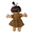 Brown Floral Dress for Newborn and Preemie Cabbage Patch Kid Dolls