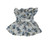 Light Blue Floral Ruffle Dress for 12 Inch Baby Dolls