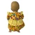 Bright Yellow Floral Ruffle Dress for 15 Inch Baby Dolls
