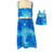 Matching Girl Size 12 & 18 Inch Doll Blue Sundresses – Handmade Dress Set