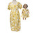 Matching Girl Size 6 & 18 Inch Doll Nightgowns – Yellow & Gold Star Print