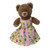 Bunny Print Summer Dress for Stuffed Animals & 21–23 Inch Big Baby Dolls