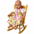 Bunny Print Summer Dress for Stuffed Animals & 21–23 Inch Big Baby Dolls