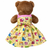 Bunny Print Summer Dress for Stuffed Animals & 21–23 Inch Big Baby Dolls
