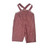 Red Gingham Overalls for 15 Inch Stuffed Animals