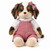 Red Gingham Overalls for 15 Inch Stuffed Animals