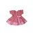 Pink Lace Dress for 15 Inch Baby Dolls – Fits Bitty Baby & Similar Size Dolls