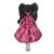 Bright Pink Floral Dress for MGA MiRRor Mi Dolls – Fits Petite Curvy Fashion Dolls & Rainbow High