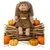 Autumn Floral Dress for 15 Inch Cabbage Patch Kid Dolls – Fall Doll Clothes