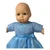 Blue Faux Silk Party Dress for 15 Inch Baby Dolls – Sale 