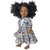 Handmade Gray Mouse Print Dress for 18-Inch Girl Dolls