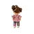 Mauve Ruffle Blouse & Colorful Textured Pants Outfit for 12 Inch Baby Alive Dolls