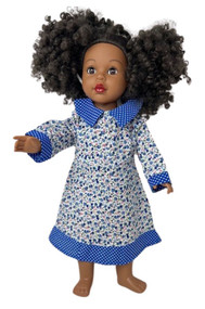 Doll Clothes Superstore Blue Flower School Dress Fits Our Generation American Girl My Life Dolls