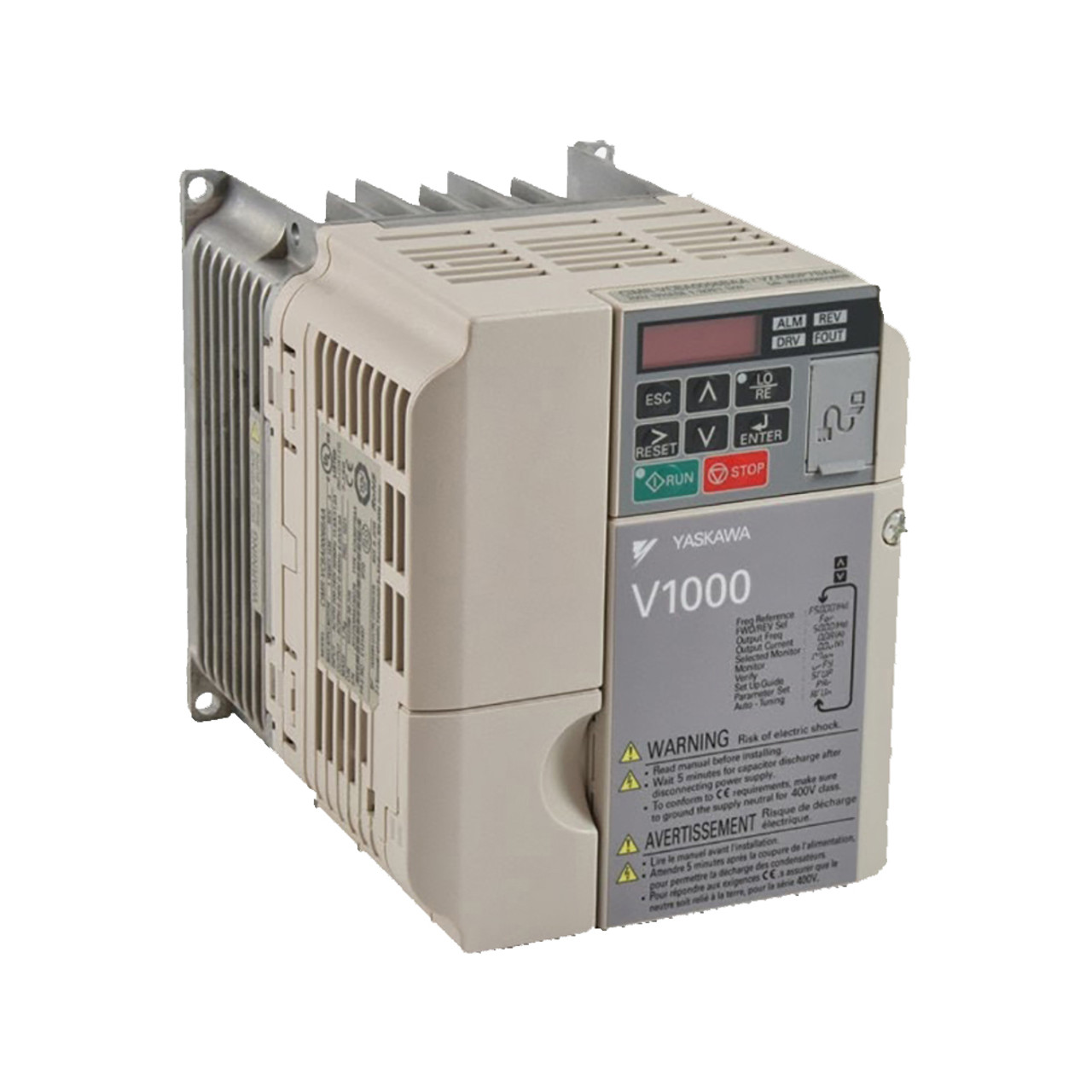 （長期欠品中） 安川電機 インバータ CIMR-VA2A0020BAA  (三相モーター制御用) V1000シリーズ 三相 200V 3.7kW 電流ベクトル制御インバーター 保護構造 IP20 - 3