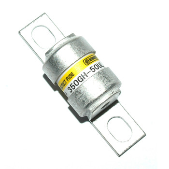 Hinode 350GH-50UL Cylindrical Fast Acting Fuse, 350V AC/DC, 50A