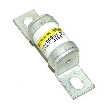 Hinode 660GH-315UL Cylindrical Fast Acting Fuse, 660V AC/DC, 315A