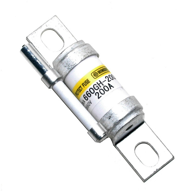 Hinode 660GH-200SUL Cylindrical Fast Acting Fuse, 660V AC/DC, 200A