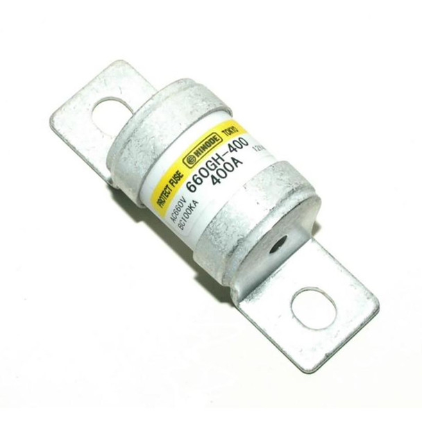 Hinode 660GH-400 Cylindrical Fast Acting Fuse, 660V AC/DC, 400A