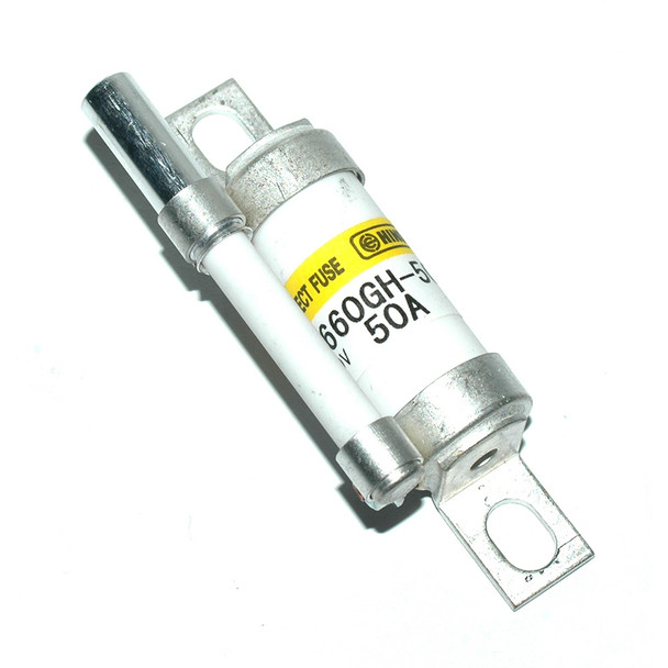 Hinode 660GH-50SUL Cylindrical Fast Acting Fuse, 660V AC/DC, 50A