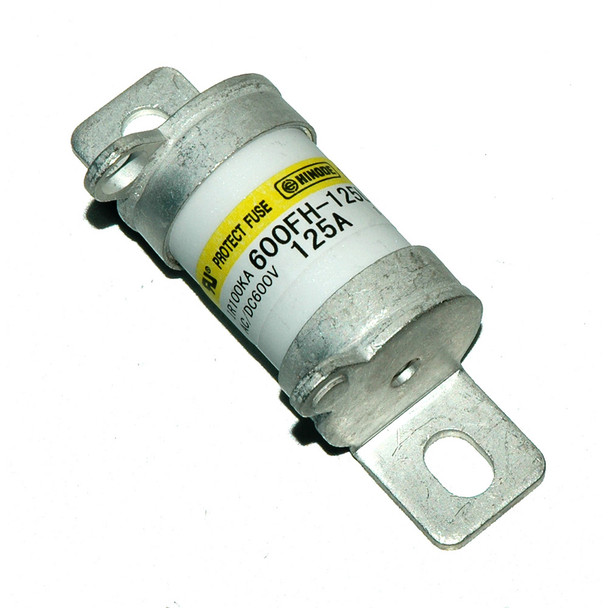 Hinode 600FH-125UL Cylindrical Fast Acting Fuse, 600V AC/DC, 125A