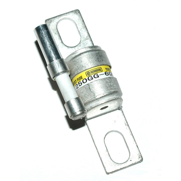 Hinode 250GG-60S Cylindrical Fast Acting Fuse, 250V AC/DC, 60A