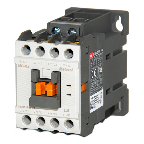 LSIS MC-6A METASOL Series Magnetic Contactor, DC24V, 4P, EXP (MC6A-40-00-BD-S-E)