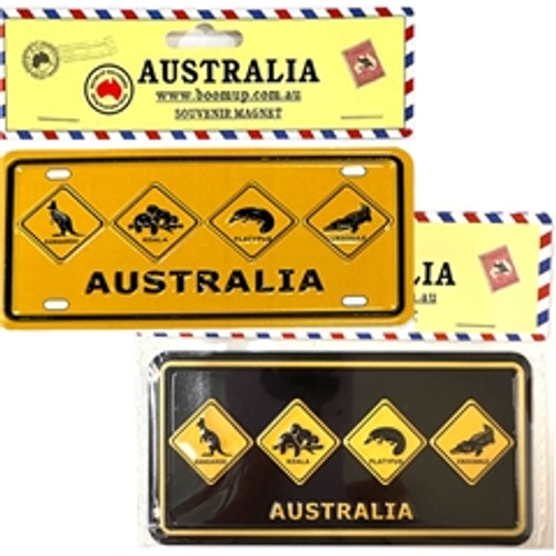 Magnet Number Plate Road Signs 