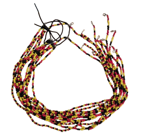 Bead Necklace Aboriginal Colours