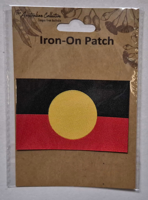 Woven Patch - Aboriginal Flag