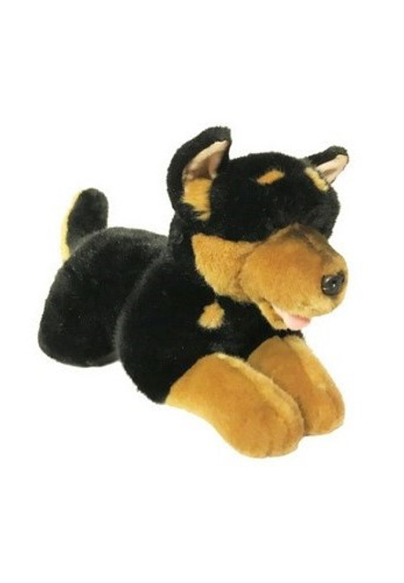 "Gadget" Kelpie Puppy 28cm Floppy, Black & Tan (D)