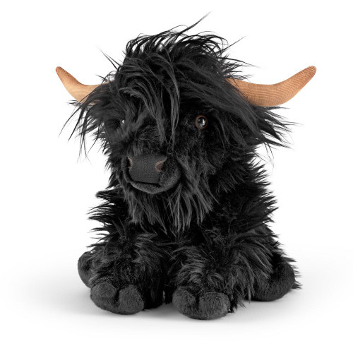 Living Nature Highland Cow with Sound Large Black