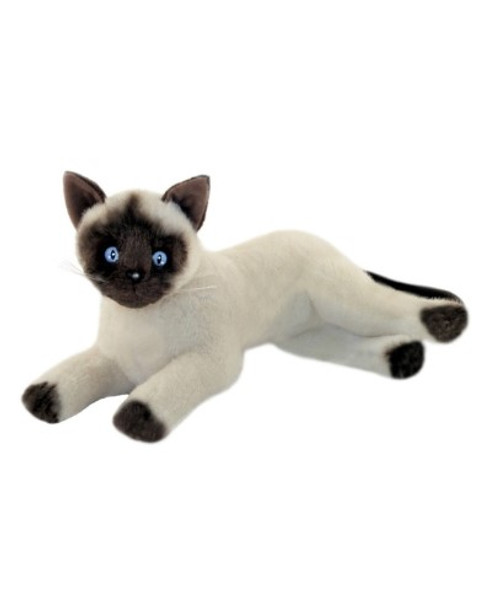 "Blossum" Siamese Cat 30cm Lying