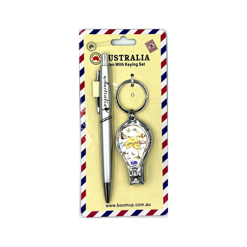 Keyring Bottle Opener Australia Map Pen