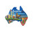 Magnet Brisbane Map Resin