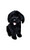 "Darth" Labrador 9" Sitting Black