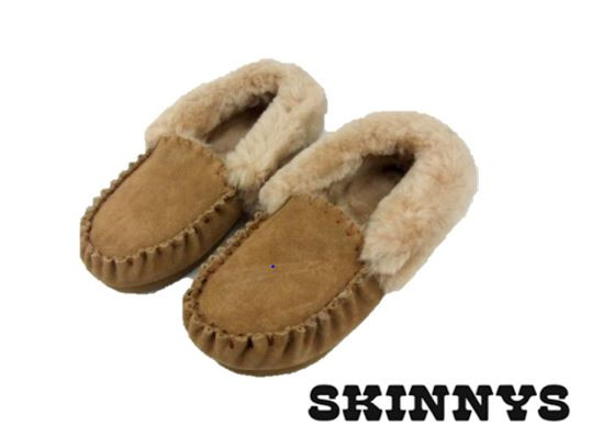 Sheepskin Moccasin, the Ultimate Sheepskin Slipper Skinnys