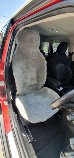 Sheepskin throw over seat covers online