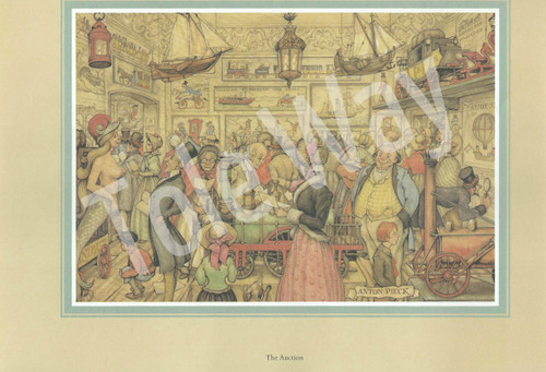 The Auction (9x12-picture is 6x9)