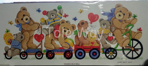 Teddies on a Roll (7x15)