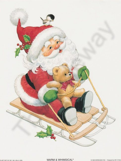 Santa's Sled Ride (8x10)