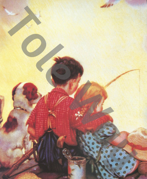 Fishin with Sister (8x10)