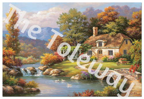 Cottage Stream (13x18-image 12x16)