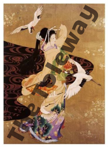 Dance of the Cranes (12X16)