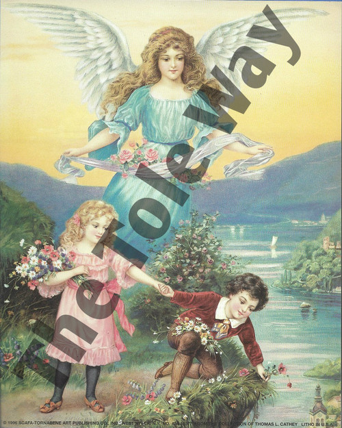 Guardian Angel & Children (8x10)