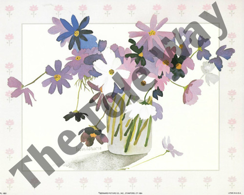 Mixed Daisies in Vase (8x10)