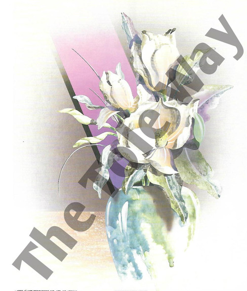 Impressionistic Peony (8x10)