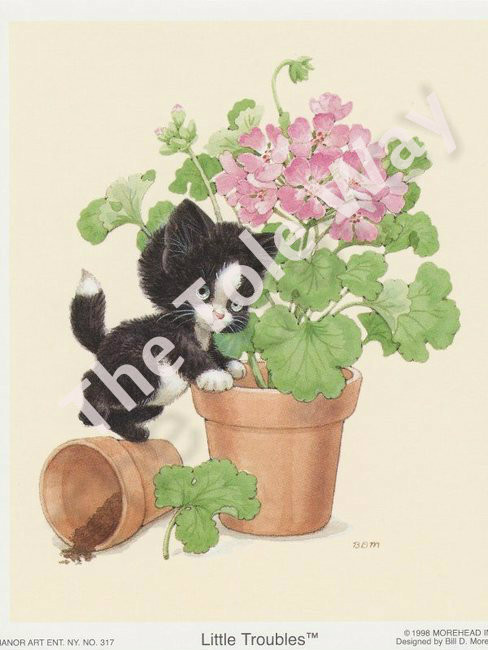 Little Troubles in Flowers (4x5)